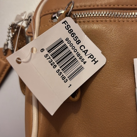 NWT-Vintage Coach Factory Pouch Leather Bag - Picture 8 of 8